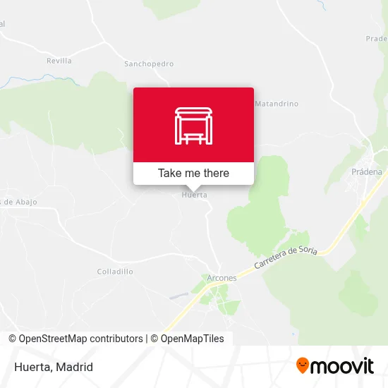 Huerta map
