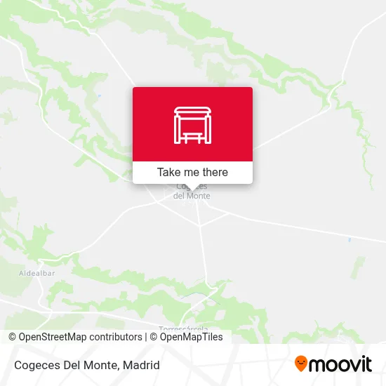 Cogeces Del Monte map