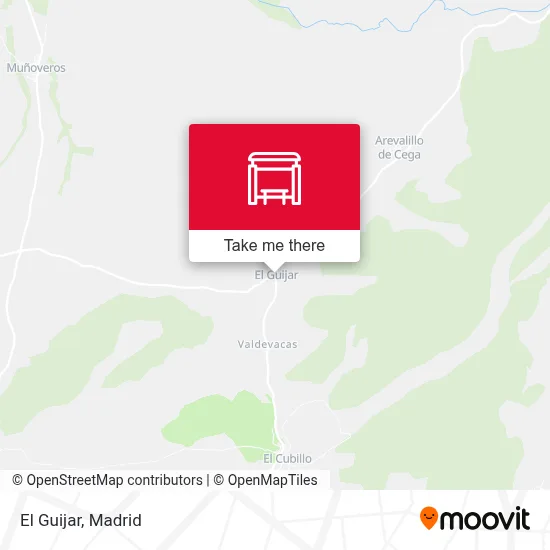 El Guijar map