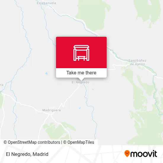 El Negredo map