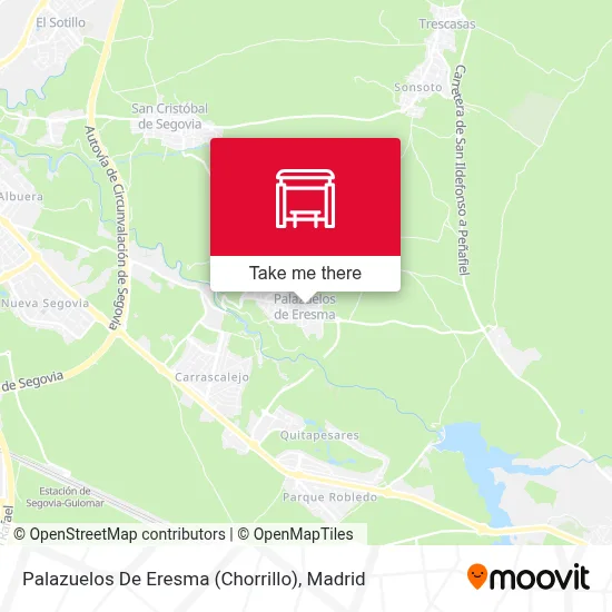 Palazuelos De Eresma (Chorrillo) map