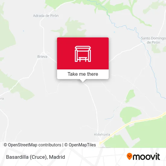 Basardilla (Cruce) map