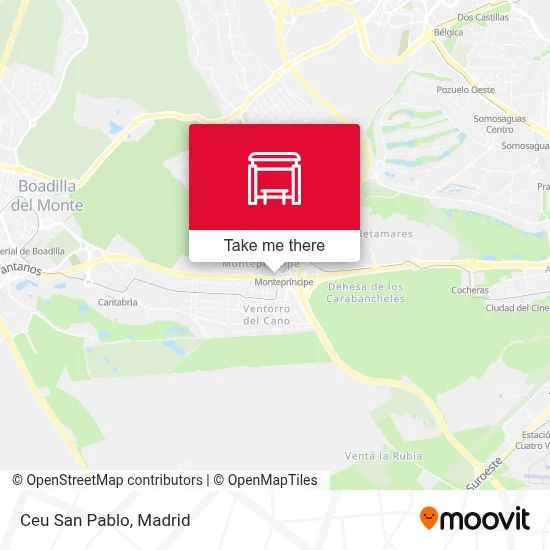 Ceu San Pablo map