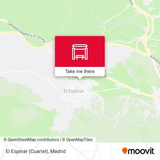 El Espinar (Cuartel) map
