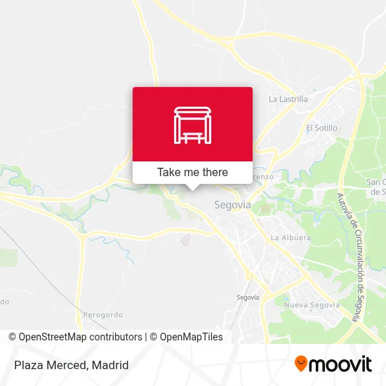 Plaza Merced map