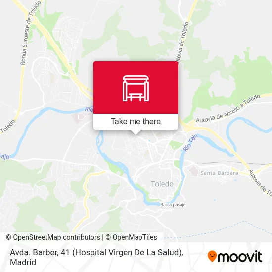 Avda. Barber, 41 (Hospital Virgen De La Salud) map