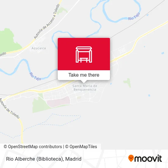 Rio Alberche (Biblioteca) map