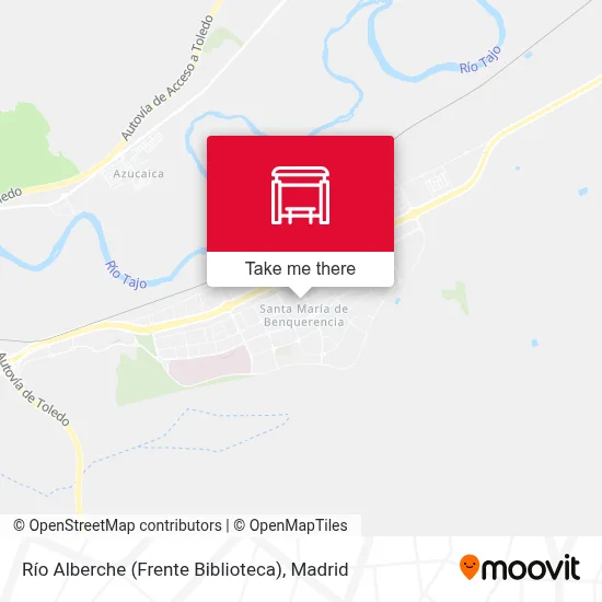 Rio Alberche (Frente Biblioteca) map