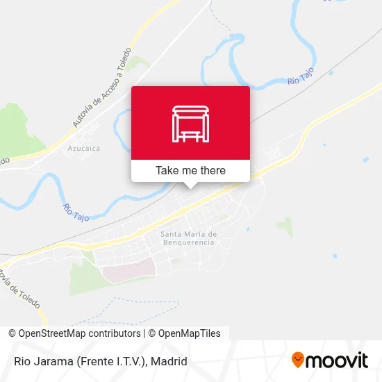 Rio Jarama (Frente I.T.V.) map