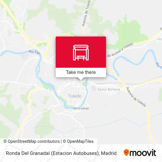 Ronda Del Granadal (Estacion Autobuses) map