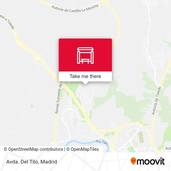 Avda. Del Tilo map