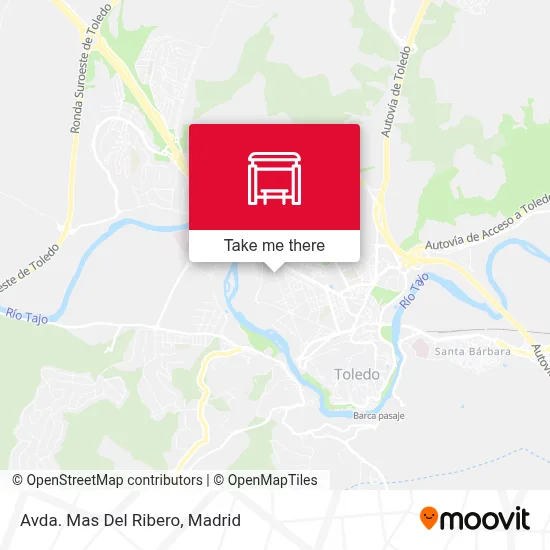 Avda. Mas Del Ribero map