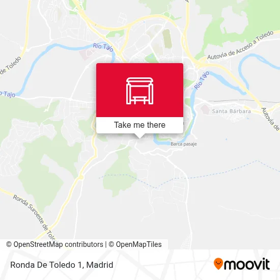 Ronda De Toledo 1 map