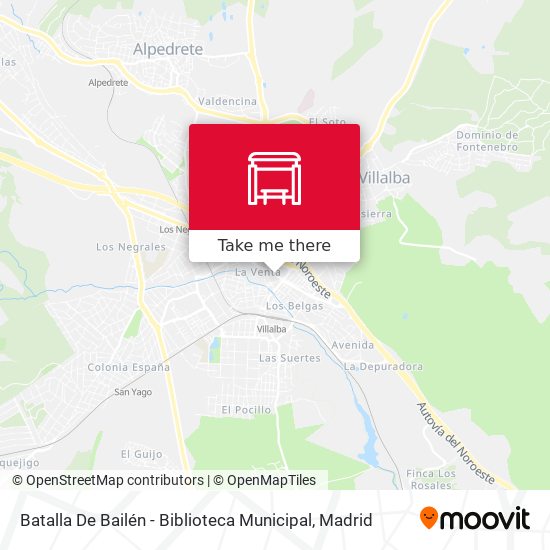 Batalla De Bailén - Biblioteca Municipal map