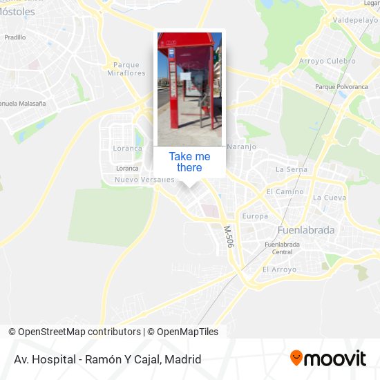 mapa Av. Hospital - Ramón Y Cajal