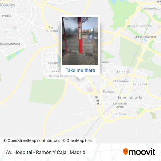 mapa Av. Hospital - Ramón Y Cajal