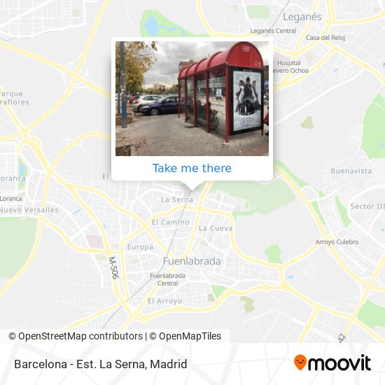 Barcelona - Est. La Serna map