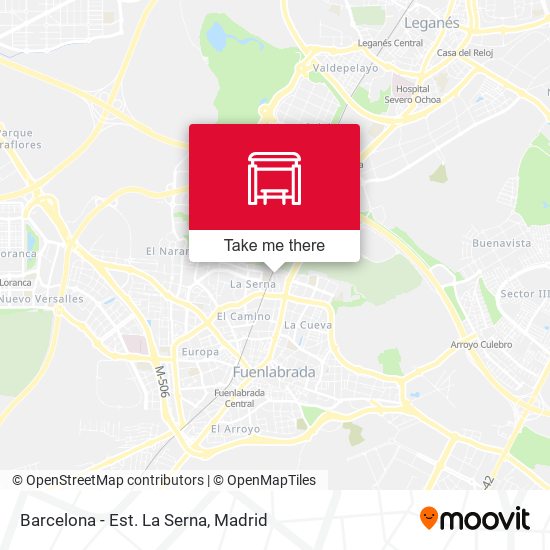 Barcelona - Est. La Serna map