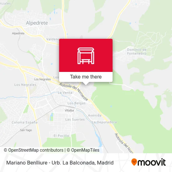 Mariano Benlliure - Urb. La Balconada map