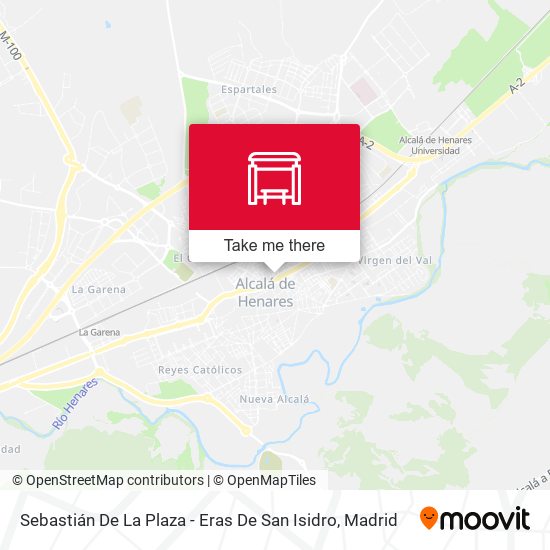 mapa Sebastián De La Plaza - Eras De San Isidro