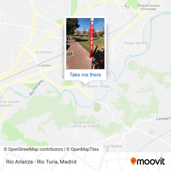 Río Arlanza - Río Turia map