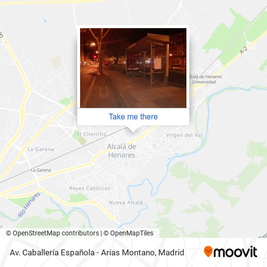 Av. Caballería Española - Arias Montano map