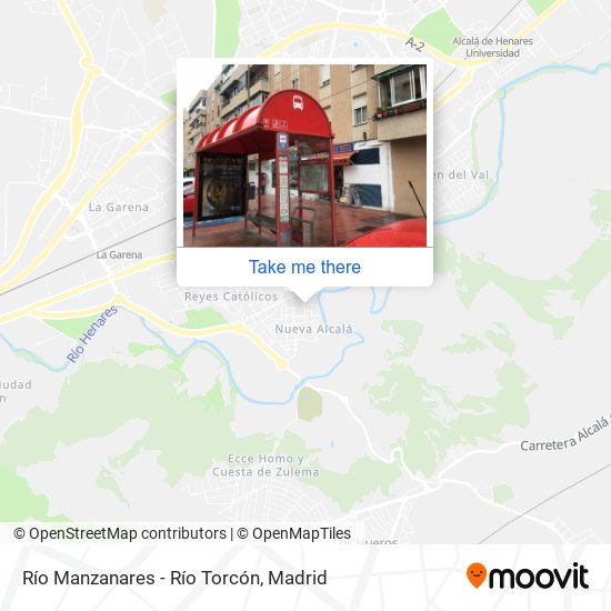 Río Manzanares - Río Torcón map
