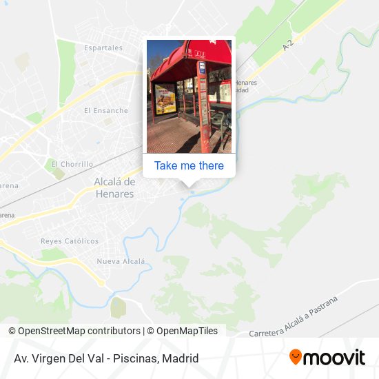 Av. Virgen Del Val - Piscinas map