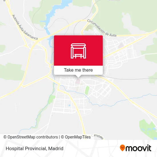 Hospital Provincial map