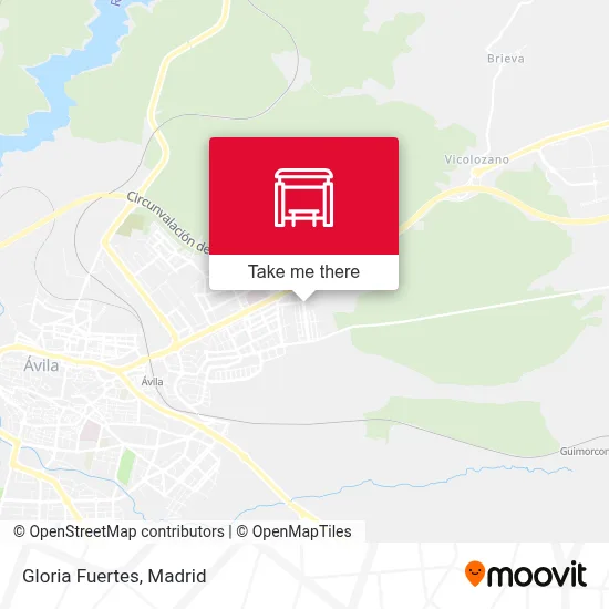 Gloria Fuertes map