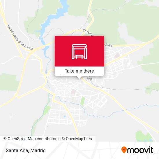 Santa Ana map