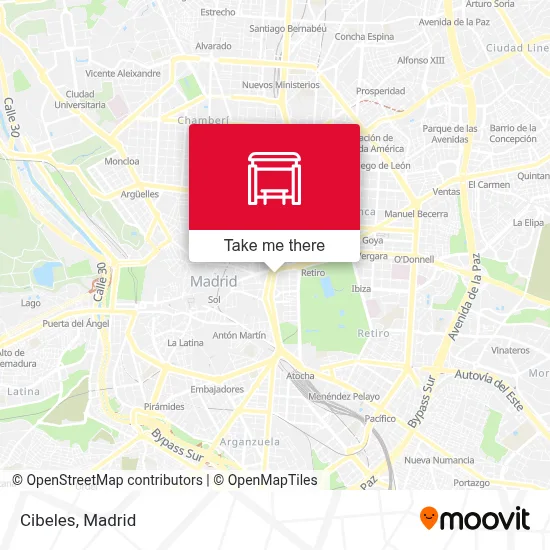 Cibeles map