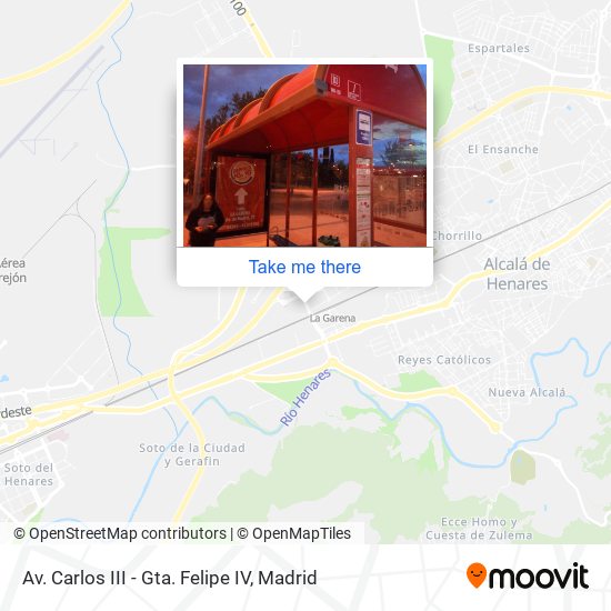 Av. Carlos III - Gta. Felipe IV map