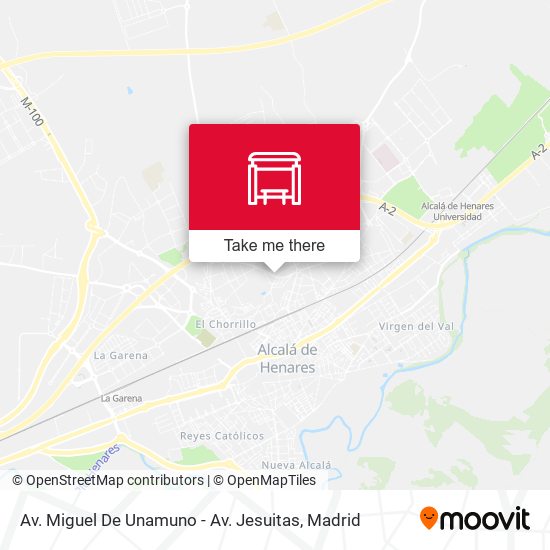 Av. Miguel De Unamuno - Av. Jesuitas map