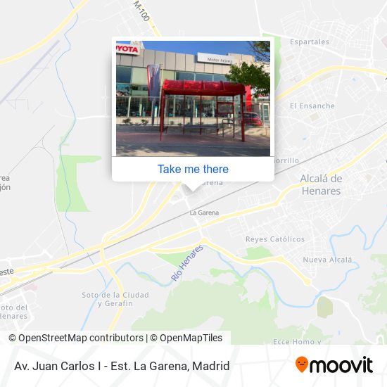 Av. Juan Carlos I - Est. La Garena map