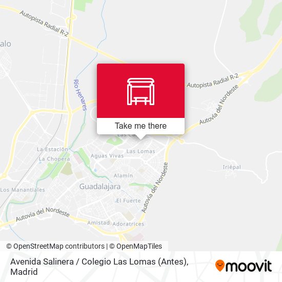 Avenida Salinera / Colegio Las Lomas (Antes) map