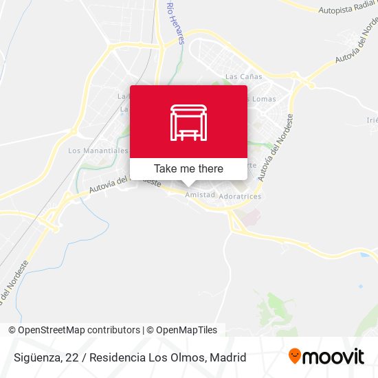 Sigüenza, 22 / Residencia Los Olmos map