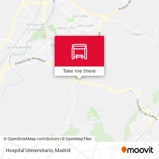Hospital Universitario map