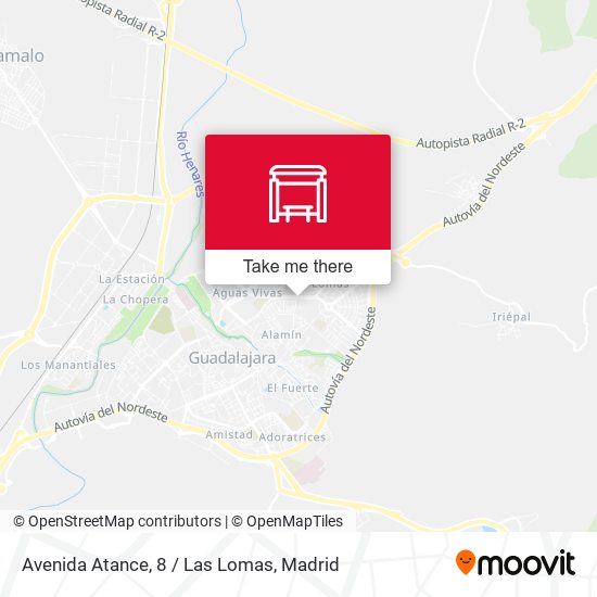 Avenida Atance, 8 / Las Lomas map