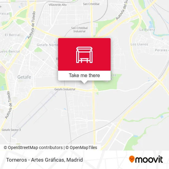 Torneros - Artes Gráficas map