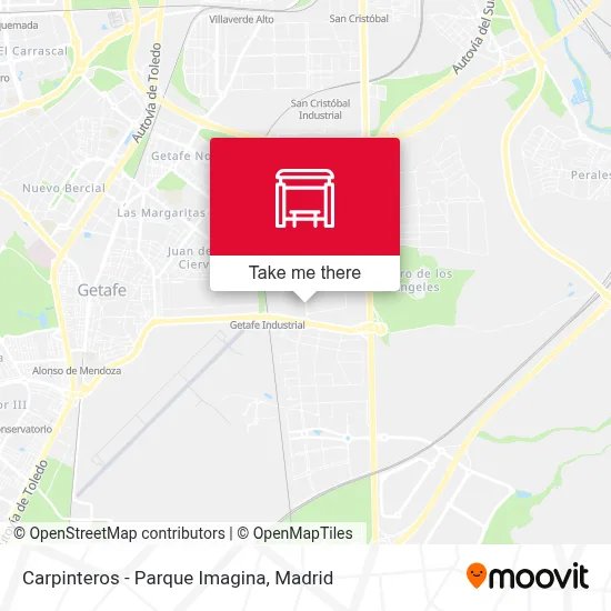 Carpinteros - Parque Imagina map