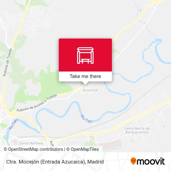Ctra. Mocejón (Entrada Azucaica) map