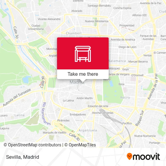 Sevilla map