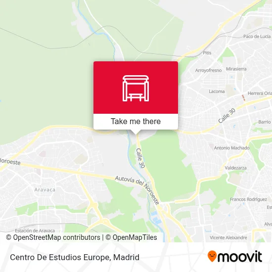 Centro De Estudios Europe map