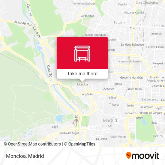 Moncloa map