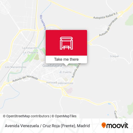 Avenida Venezuela / Cruz Roja (Frente) map