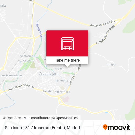 San Isidro, 81 / Imserso (Frente) map