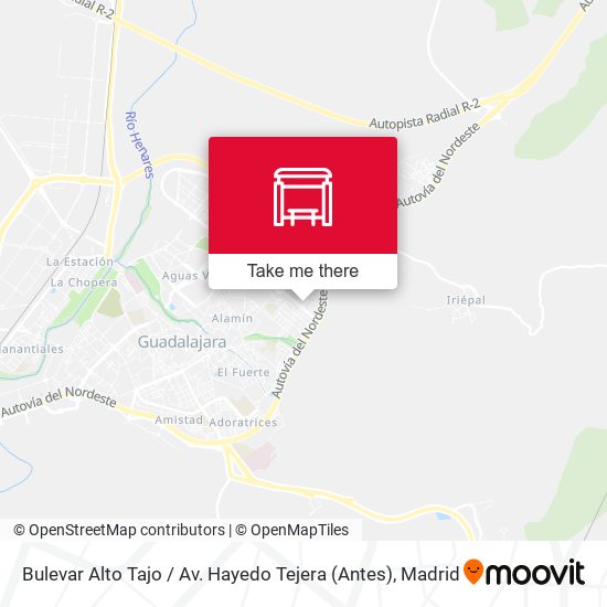 Bulevar Alto Tajo / Av. Hayedo Tejera (Antes) map
