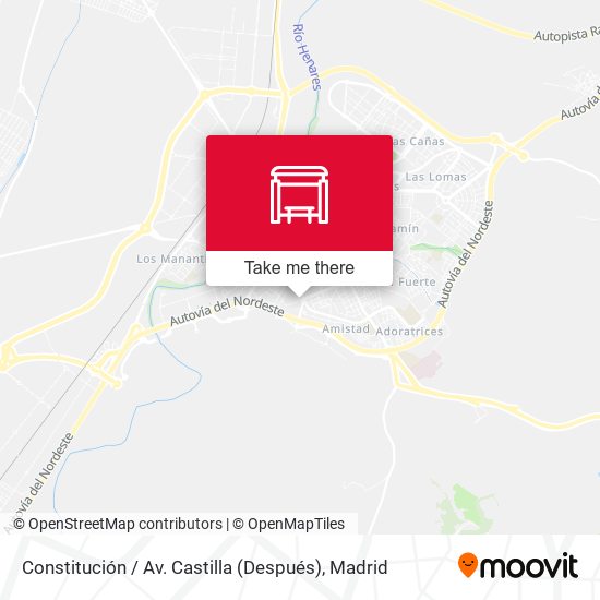 Constitución / Av. Castilla (Después) map