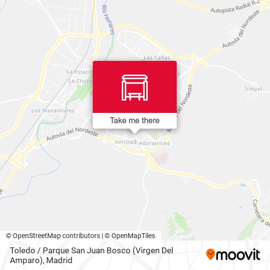 Toledo / Parque San Juan Bosco (Virgen Del Amparo) map